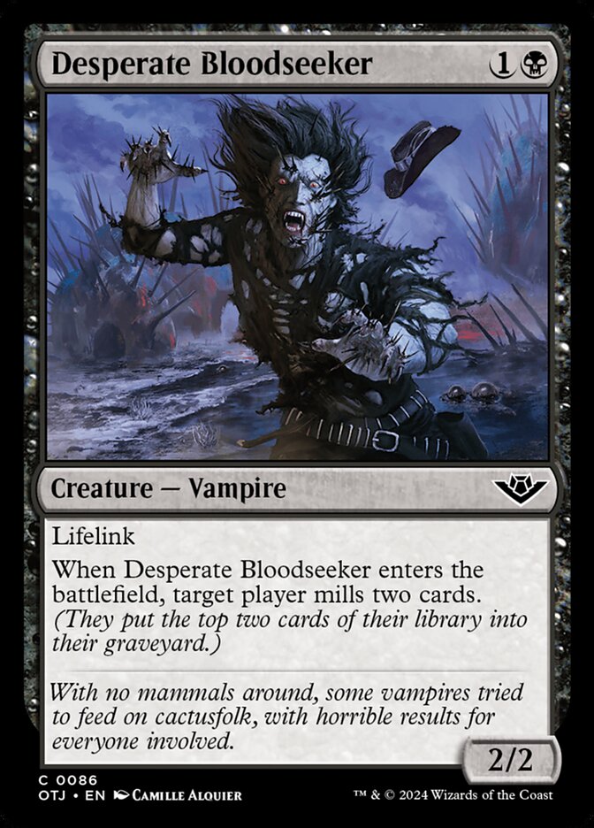 Desperate Bloodseeker - Outlaws of Thunder Junction (Common) [OTJ-86]
