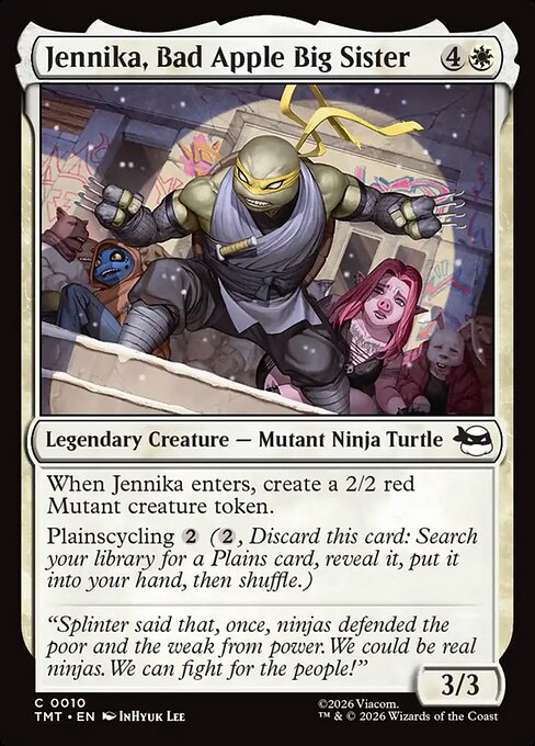 Jennika, Bad Apple Big Sister – Teenage Mutant Ninja Turtles (TMT-10) Magic: The Gathering card | LC-REM-20260804-15631599632716-a5b83101-e3ef-4ffe-a886-4fc2b57a0947