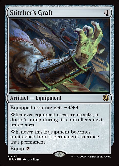 Stitcher's Graft – Innistrad Remastered (INR-271) Magic: The Gathering card
