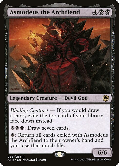 Asmodeus the Archfiend – Adventures in the Forgotten Realms (AFR-88) Magic: The Gathering card | LC-REM-20260804-15150849458508-a5e6b864-58e7-43b9-9d79-1d0361340960