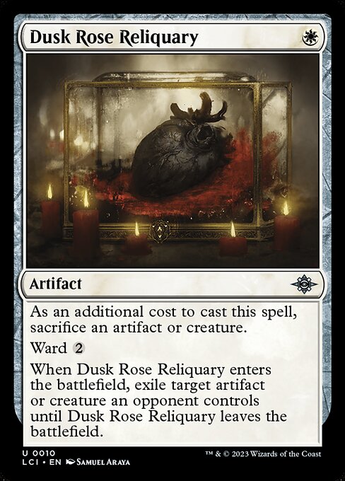 Dusk Rose Reliquary – The Lost Caverns of Ixalan (LCI-10) Magic: The Gathering card Hoofdafbeelding