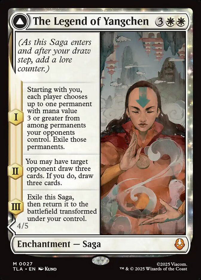 The Legend of Yangchen // Avatar Yangchen - Magic: The Gathering | Avatar: The Last Airbender (Mythic) [TLA-27] Hauptbild