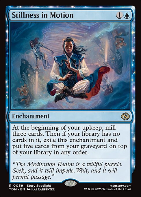 Stillness in Motion – Tarkir: Dragonstorm (TDM-59) Magic: The Gathering card Hoofdafbeelding