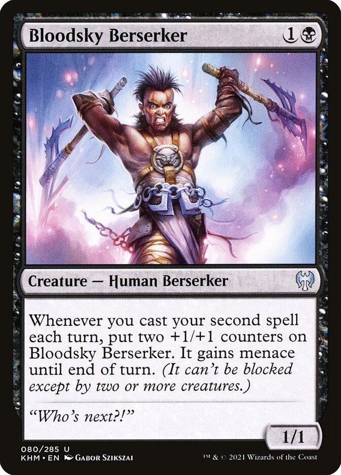Bloodsky Berserker - Kaldheim (Uncommon) [KHM-80] Image principale du produit