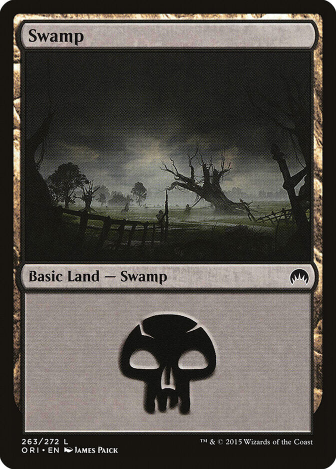 Swamp (V.3) - Magic Origins (Land) [ORI-263] Image principale du produit