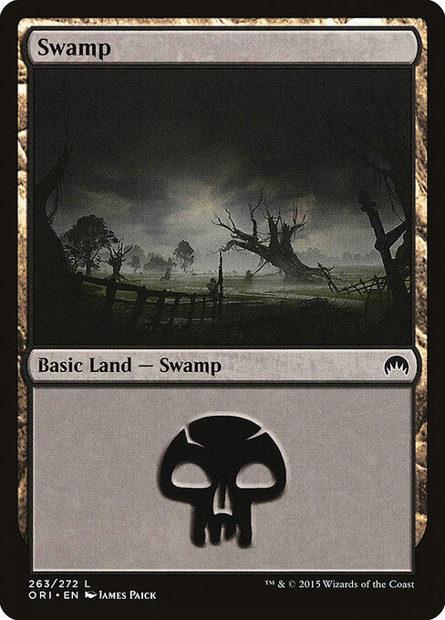 Swamp – Magic Origins (ORI-263) Magic: The Gathering card