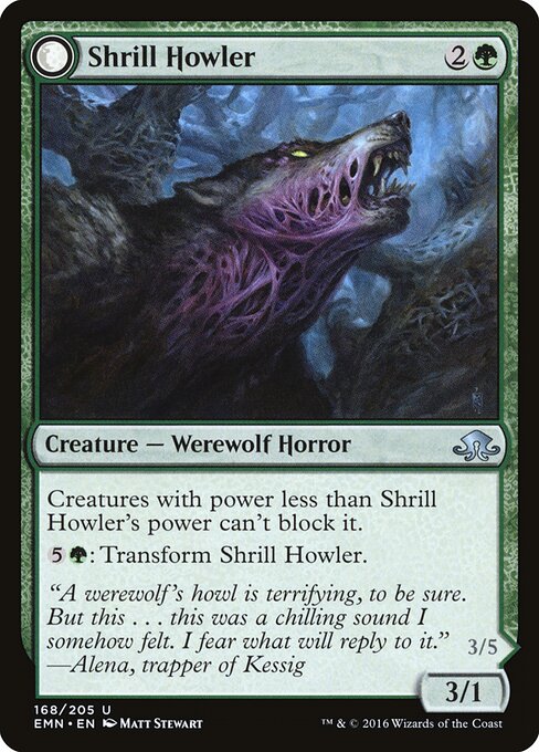 Shrill Howler // Howling Chorus – Eldritch Moon (EMN-168) Magic: The Gathering card | LC-REM-20260804-15151278293324-a63c30c0-369a-4a75-b352-edab4d263d1b