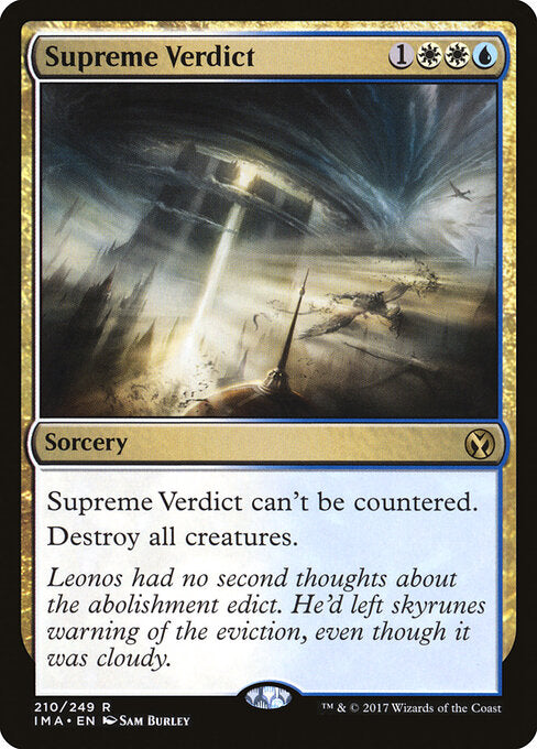 Supreme Verdict – Iconic Masters (IMA-210) Magic: The Gathering card | LC-REM-20260804-15151567339852-a679cc74-6119-468f-8c64-5dcf216438d1