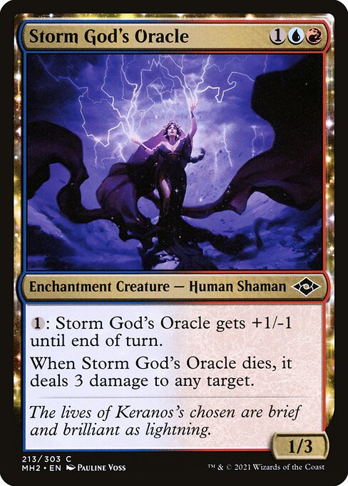 Storm God's Oracle – Modern Horizons 2 (MH2-213) Magic: The Gathering card