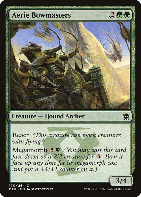 Aerie Bowmasters – Dragons of Tarkir (DTK-170) Magic: The Gathering kaart