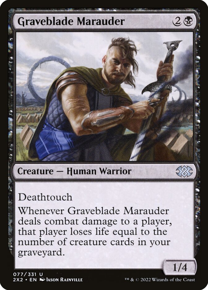 Graveblade Marauder - Double Masters 2022 (Uncommon) [2X2-77]