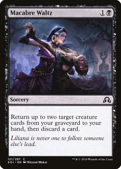 Macabre Waltz – Shadows over Innistrad (SOI-121) Magic: The Gathering card