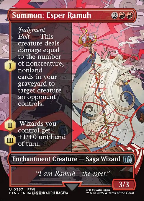 Summon: Esper Ramuh – Final Fantasy (FIN-367) Magic: The Gathering card | LC-REM-20260804-15543934189900-a6edb808-9753-4029-81ed-60a91ebc1d77 Imagen principal del producto