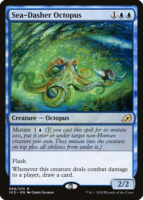 Sea-Dasher Octopus – Ikoria: Lair of Behemoths (IKO-66) Magic: The Gathering card
