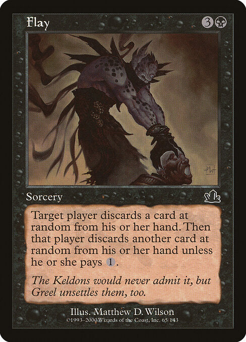 Flay – Prophecy (PCY-65) Magic: The Gathering card