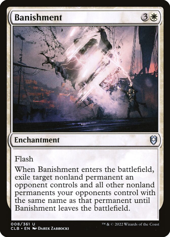 Banishment - Commander Legends: Battle for Baldur's Gate (Uncommon) [CLB-8] Imagen principal del producto