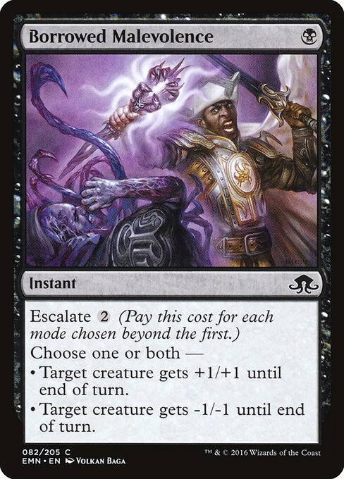 Borrowed Malevolence – Eldritch Moon (EMN-82) Magic: The Gathering card