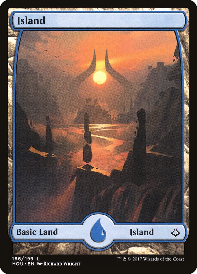 Island (V.1) - Hour of Devastation (Land) [HOU-186]