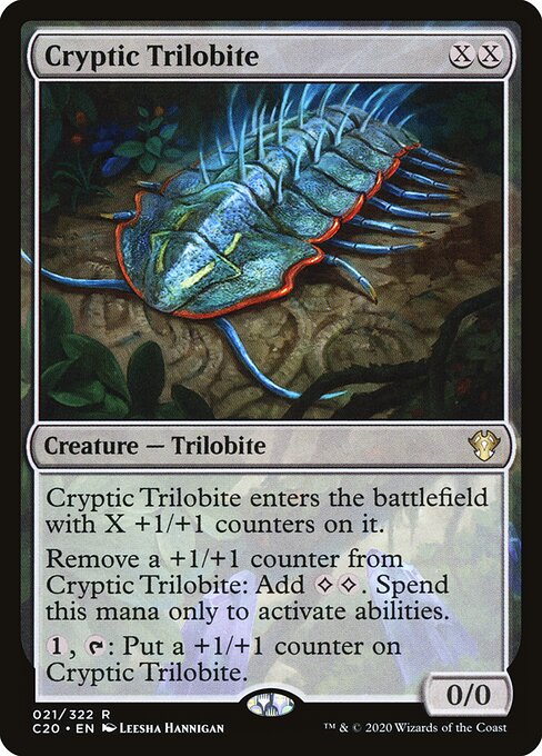 Cryptic Trilobite – Commander: Ikoria (C20-21) Magic: The Gathering card Imagen principal del producto