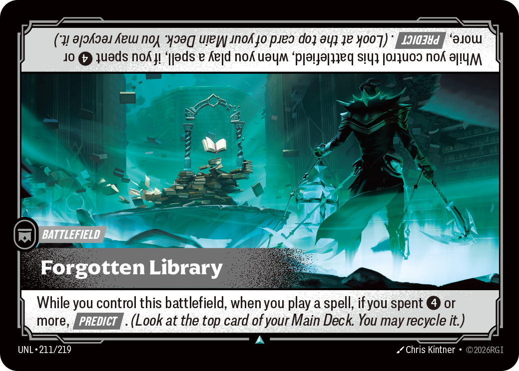 Forgotten Library - Unleashed (Uncommon) [UNL-211]