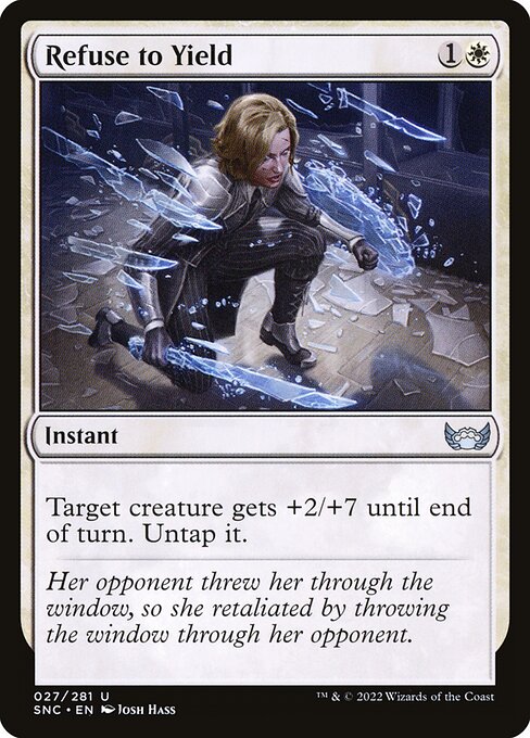 Refuse to Yield – Streets of New Capenna (SNC-27) Magic: The Gathering card