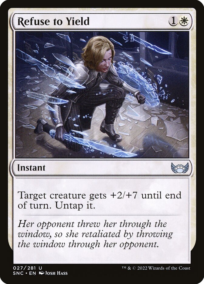 Magic-kaart Refuse to Yield SNC-27 uit Streets of New Capenna (Uncommon)