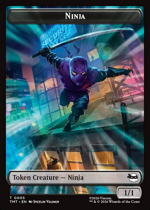 Ninja – Teenage Mutant Ninja Turtles Tokens (TTMT-5) Magic: The Gathering card | LC-REM-20260804-15707580203340-a7b76498-d696-40d1-b7c7-91657525b44f