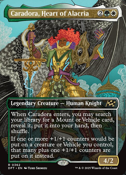 Caradora, Heart of Alacria – Aetherdrift (DFT-362) Magic: The Gathering card | LC-REM-20260804-15339532943692-a7bca478-48c0-4c39-95ae-ba8afb207153