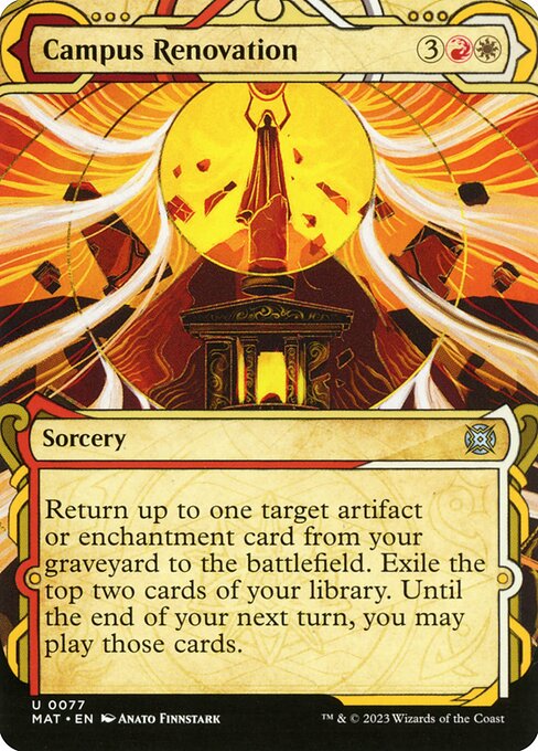 Campus Renovation – March of the Machine: The Aftermath (MAT-77) Magic: The Gathering card | LC-REM-20260804-15609160827212-a7d4a5b9-2594-413d-a0c1-32b09f54d9d2 Hauptbild