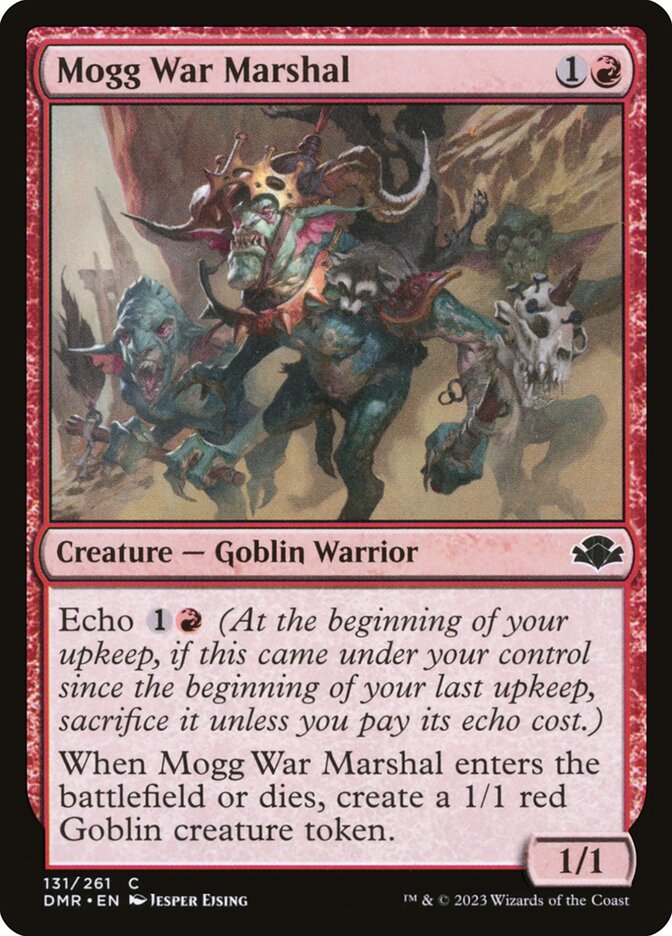 Mogg War Marshal - Dominaria Remastered (Common) [DMR-131]