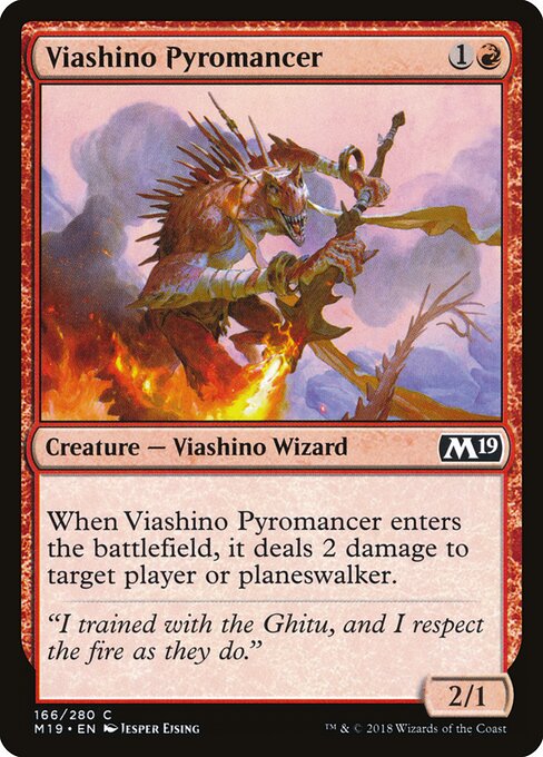 Viashino Pyromancer – Core Set 2019 (M19-166) Magic: The Gathering card | LC-REM-20260804-15150883897676-a82fdb2f-b199-44ff-9615-90fc074cb8b0
