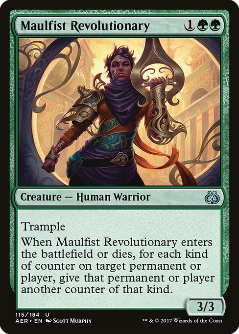Maulfist Revolutionary – Aether Revolt (AER-115) Magic: The Gathering card Main image