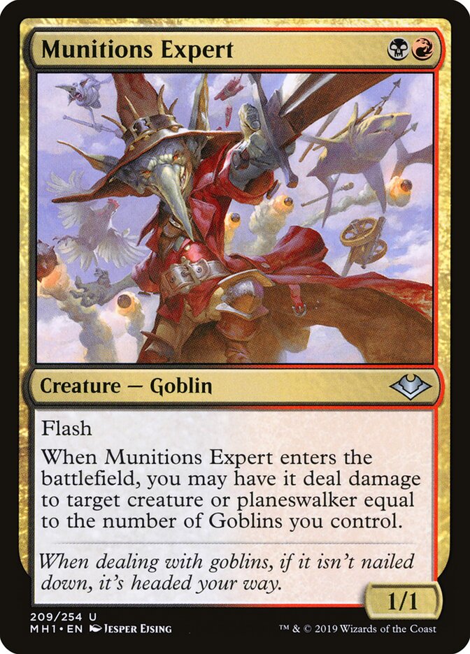 Munitions Expert - Modern Horizons (Uncommon) [MH1-209]