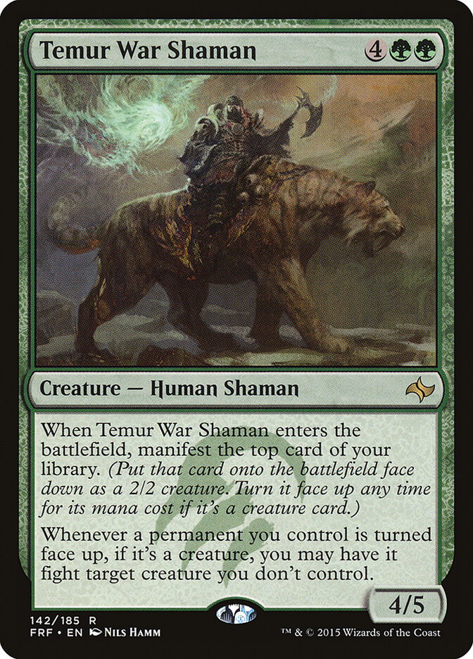Temur War Shaman - Fate Reforged (Rare) [FRF-142]