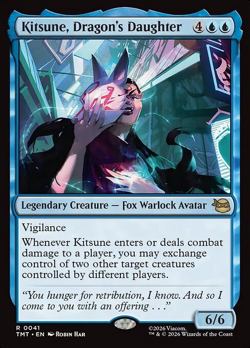 Kitsune, Dragon's Daughter – Teenage Mutant Ninja Turtles (TMT-41) Magic: The Gathering card | LC-REM-20260804-15611749204300-a87a9257-4535-4286-8b59-a842ac45d05e