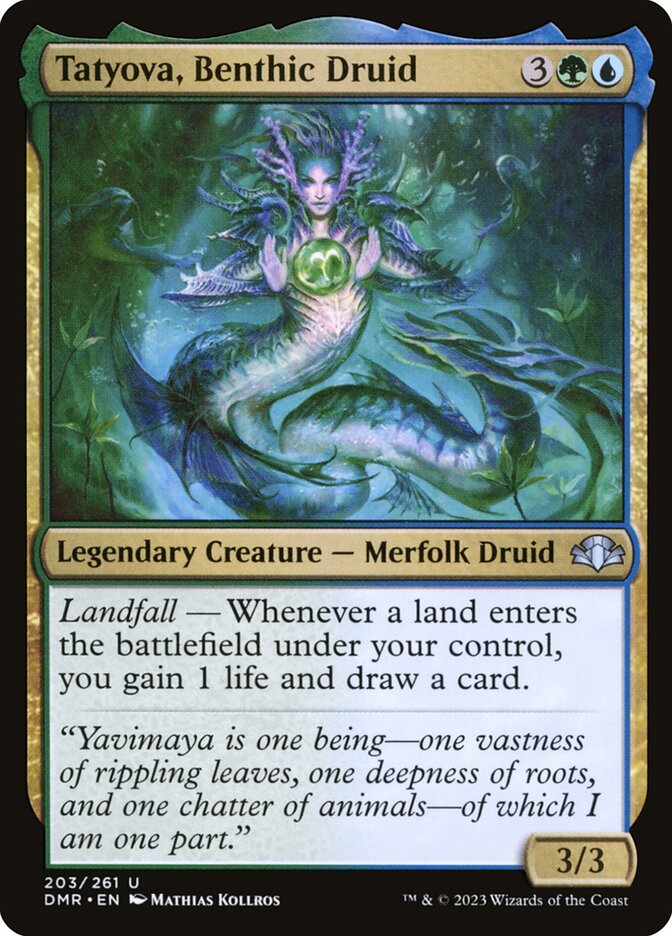 Tatyova, Benthic Druid - Dominaria Remastered (Uncommon) [DMR-203]