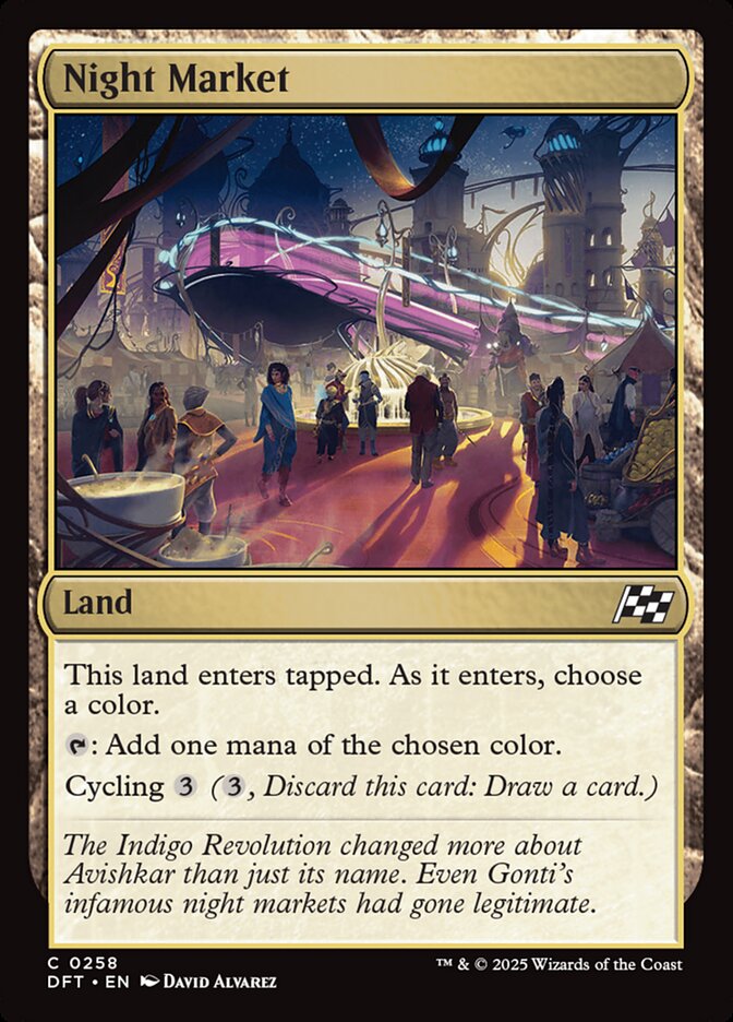 Night Market - Aetherdrift (Common) [DFT-258] Immagine principale del prodotto