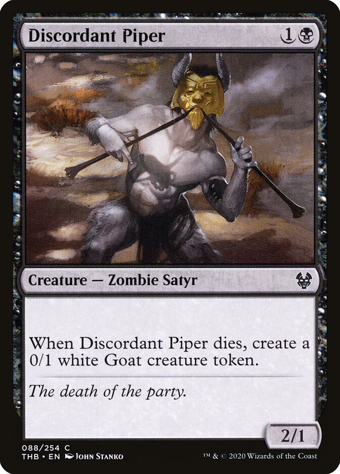 Discordant Piper - Theros Beyond Death (Common) [THB-88]