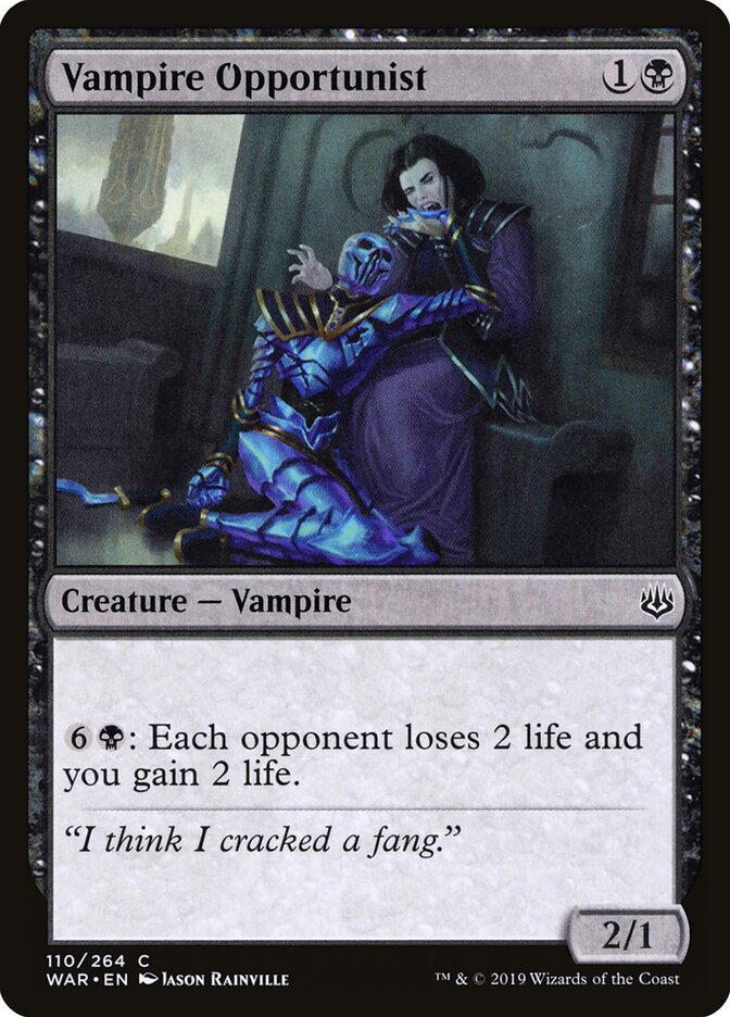 Vampire Opportunist - War of the Spark (Common) [WAR-110] Immagine principale del prodotto