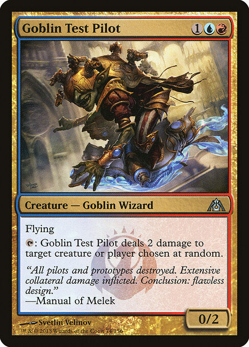 Goblin Test Pilot – Dragon's Maze (DGM-74) Magic: The Gathering card
