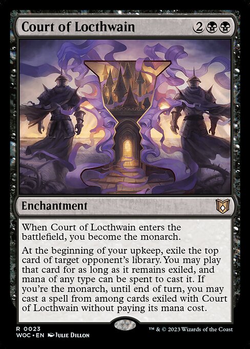 Court of Locthwain – Wilds of Eldraine Commander (WOC-23) Magic: The Gathering card | LC-REM-20260804-15675720270156-a8e1f698-1c04-4f31-aeaa-b796c5eb5070
