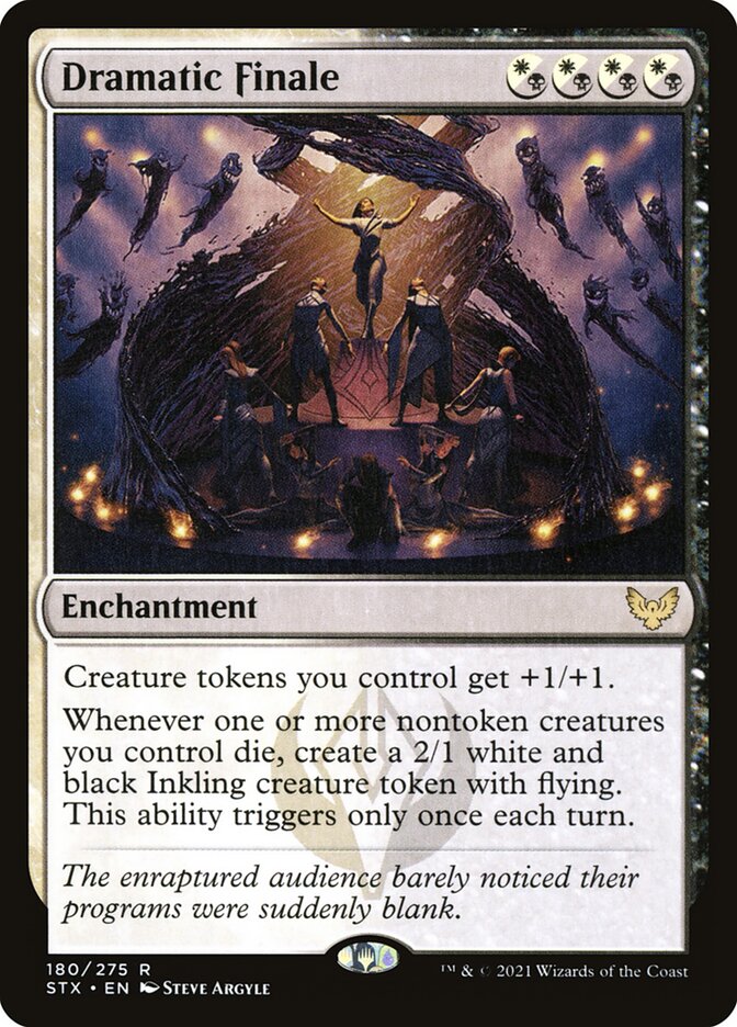 Magic-kaart Dramatic Finale STX-180 uit Strixhaven: School of Mages (Rare) Hoofdafbeelding