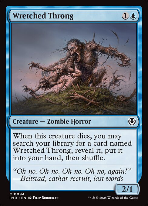 Wretched Throng – Innistrad Remastered (INR-94) Magic: The Gathering card | LC-REM-20260804-15339914559820-a8ecbf3e-24ea-4bce-b97b-7f96668f2e14