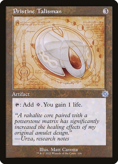 Pristine Talisman – Retro Frame Artifacts (BRR-106) Magic: The Gathering card