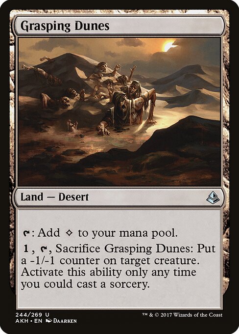 Grasping Dunes – Amonkhet (AKH-244) Magic: The Gathering card