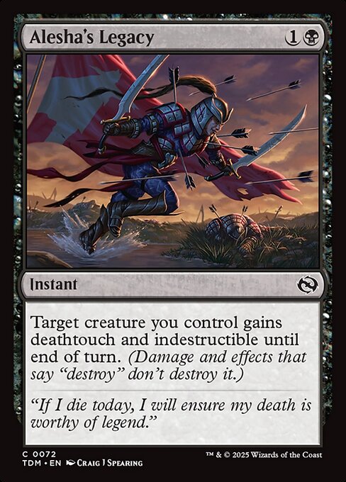Alesha's Legacy – Tarkir: Dragonstorm (TDM-72) Magic: The Gathering card | LC-REM-20260804-15401862496588-a9262bf6-df6a-446c-ba70-18270a09842d Immagine principale del prodotto