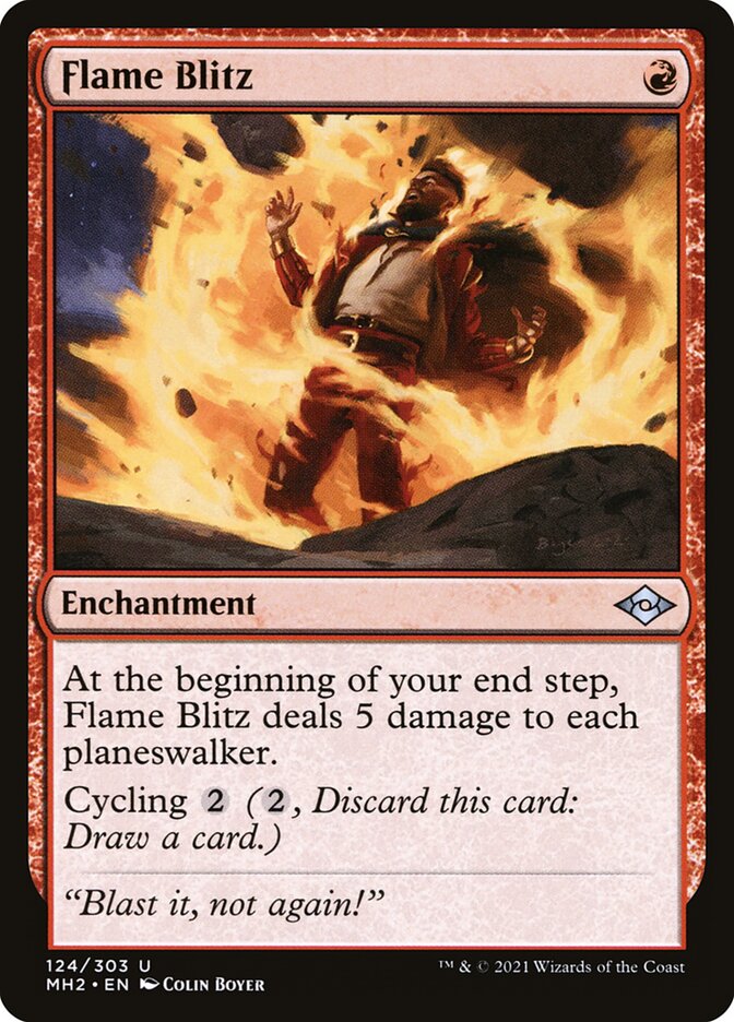 Flame Blitz - Modern Horizons 2 (Uncommon) [MH2-124]