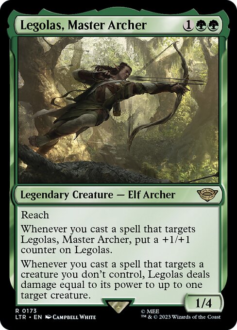 Legolas, Master Archer – The Lord of the Rings: Tales of Middle-earth (LTR-173) Magic: The Gathering card | LC-REM-20260804-15150862795084-a9405577-c1dc-48e0-b2aa-6237c569d02e Main image