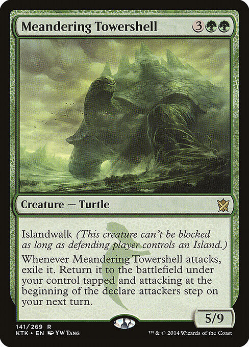 Meandering Towershell – Khans of Tarkir (KTK-141) Magic: The Gathering card