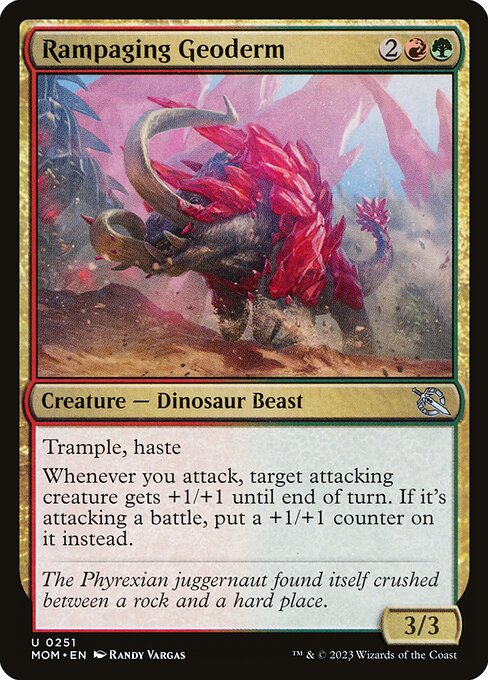 Rampaging Geoderm – March of the Machine (MOM-251) Magic: The Gathering card
